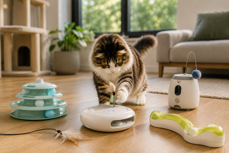 Interactief Kattenspeelgoed: de Beste Kattenspeeltjes Vergeleken