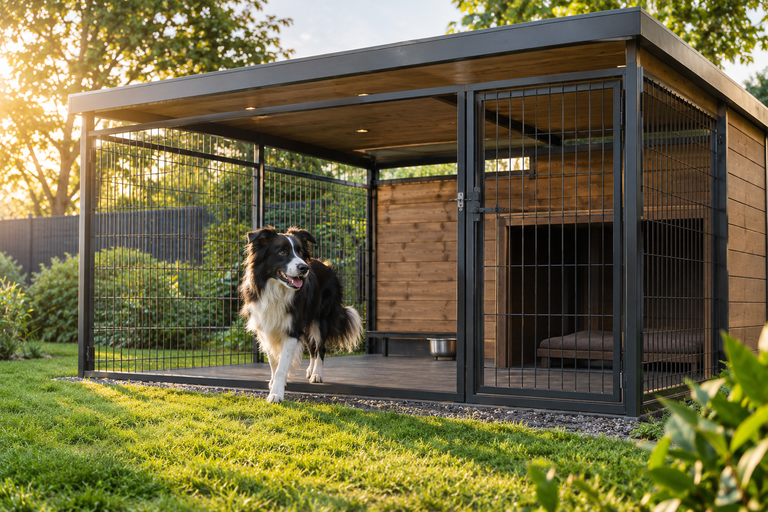 Border Collie Buiten Houden: de Beste Buitenkennel voor deze Energieke Hond